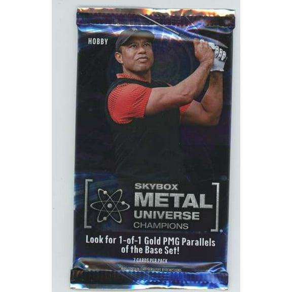 Multi-Sport Skybox Metal Universe Champions Hobby Pack (7 Cards Per Pack)