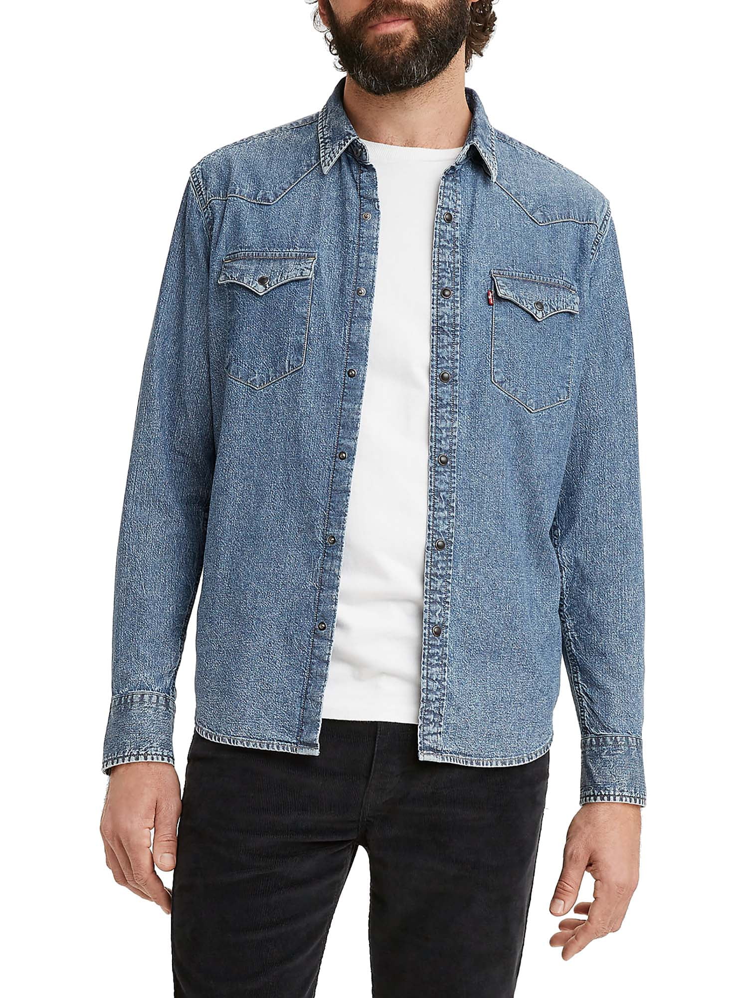 Levi's Men's Classic Western Shirt, Standard Fit - Walmart.com