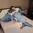 thumbnail image 4 of Tiburón martillo gigante, ballena azul, juguetes de peluche, almohada grande para dormir, regalo de Navidad, almohada de animales marinos, juguetes de peluche para niños, decoración de habitación, 4 of 5