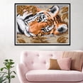 thumbnail image 2 of yuksok Stamped Cross Stitch Pre-Printed Tiger Pattern Embroidery 11CT 37 x 26cm, 2 of 9