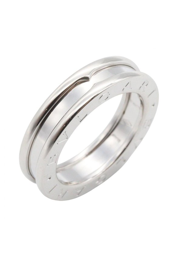 Pre-Owned Bvlgari Bulgari B-zero1 Ring, 1-band ring, 18K White Gold (18KWG), Silver-tone, for...