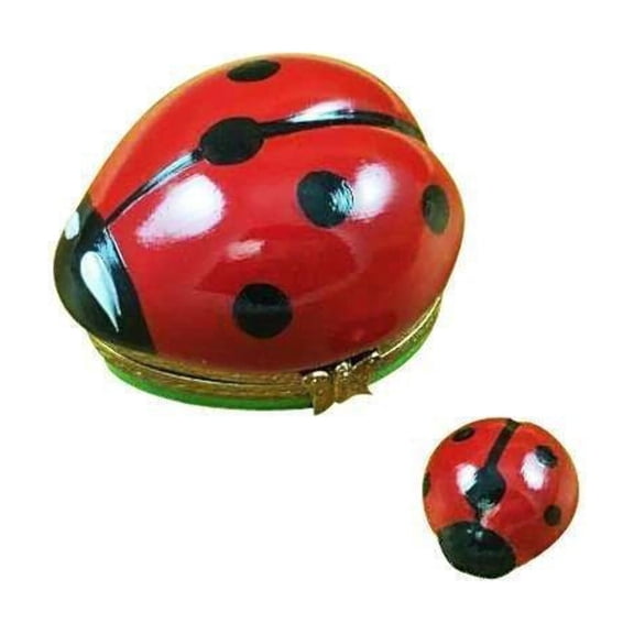 Ladybug Keepsake for Nature Lovers Limoges Box Porcelain Figurine