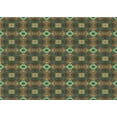 thumbnail image 1 of Ahgly Company Indoor Rectangle Patterned Khaki Green Area Rugs, 5' x 8', 1 of 6