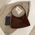 thumbnail image 2 of Bolso Hombro para Mujer Gamuza Sintética Elegante Hobo Con Correa Ajustable Otoño Invierno, 2 of 9