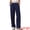 Navy Blue, variant on Women's Striped Wide Leg Casual Work Long Pants Medium Navy Blue