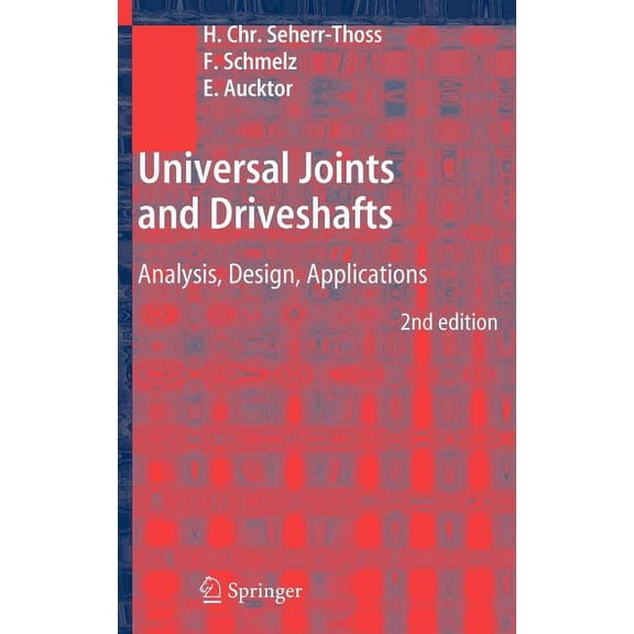 Universal Joints and Driveshafts: Analysis, Design, Applications, (Hardcover)