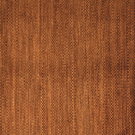 Ahgly Company Indoor Square Abstract Orange Modern Area Rugs, 4' Square