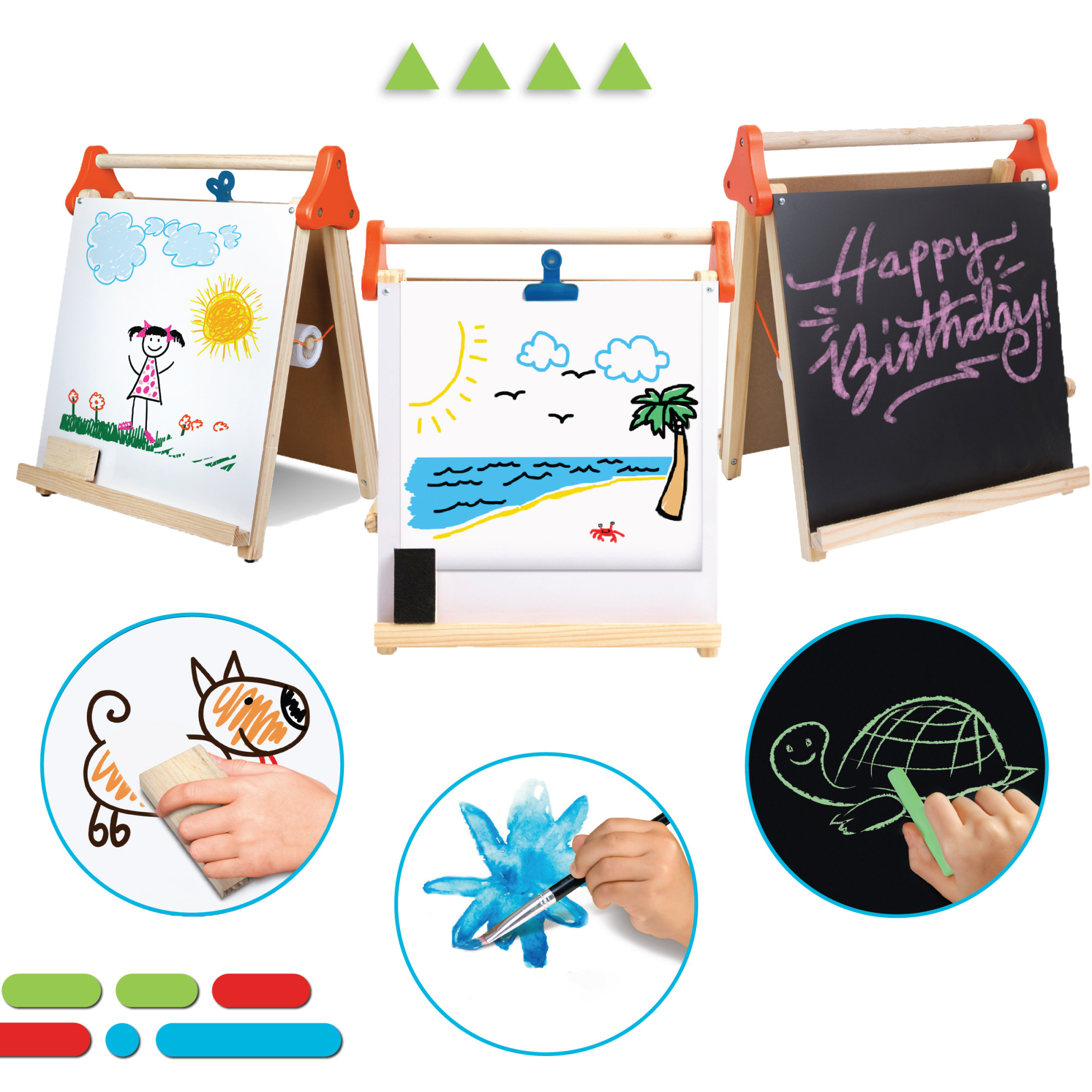Discovery Kids 3-in-1 Tabletop Easel Art Center photo 5