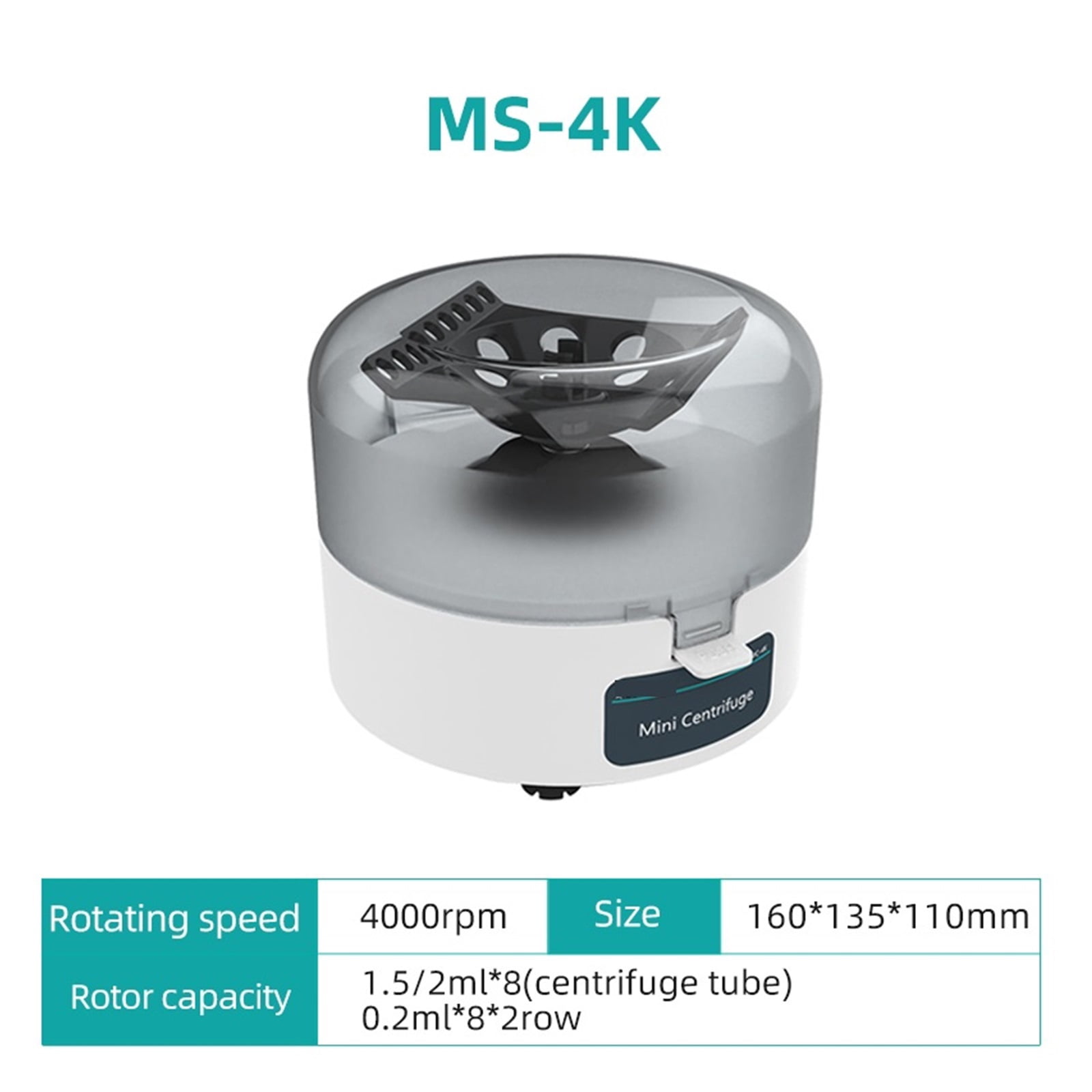 Laboratory Centrifuge Digital Plasma Centrifuge Mini Centrifuge Machine For 0.2/0.5/1.5/2ml Test Tube 4000 rpm 7000 rpm ,Easy to Operate