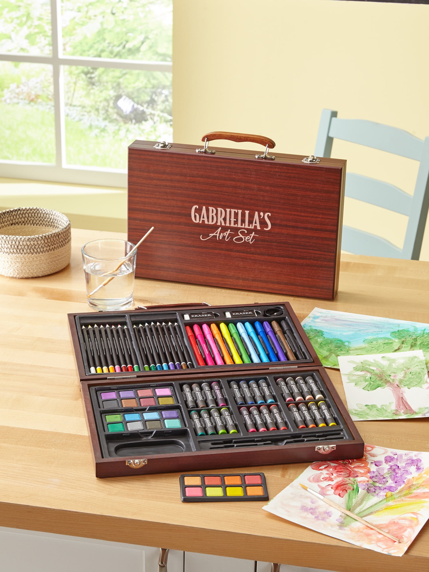 Personalized 80-Piece Art Set - 5 Designs Available!