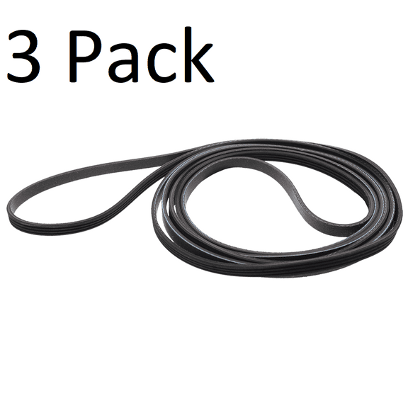 3 Pk, Dryer Belt for General Electric, Hotpoint, AP4379804, WE12X10014