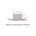thumbnail image 3 of 24-Piece Wig Accessory Kit: Steel 7-Tooth Combs for Wig Caps, Hairpiece Clips, and Tools (Blonde), 3 of 6