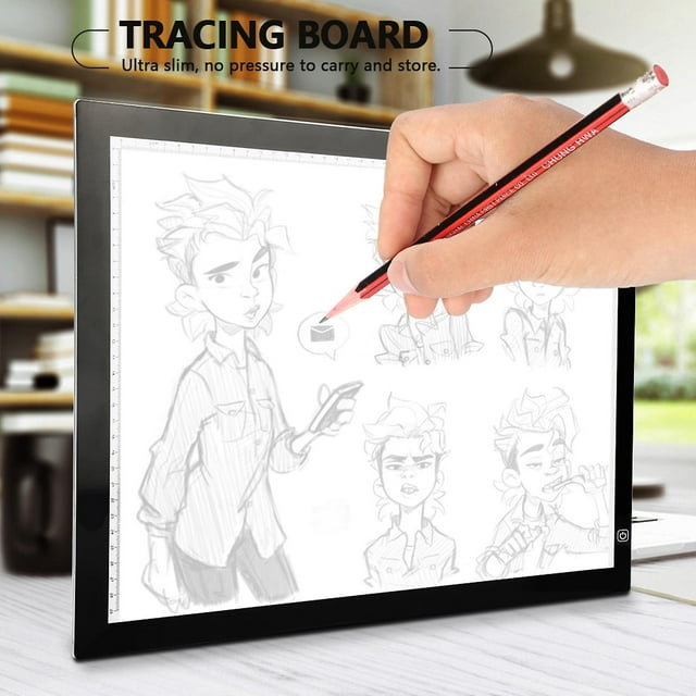 USB A3 LED Light Box Graphics Tablet, Touchpad, Animation, Pencil Sketching