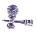 thumbnail image 3 of Kendama Juego De Atrapar Pelotas Para Niños Sunnimix Juguetes De Madera Con Cuerda Morado Blanco Manos Pequeñas De Kendama De Madera, 3 of 8