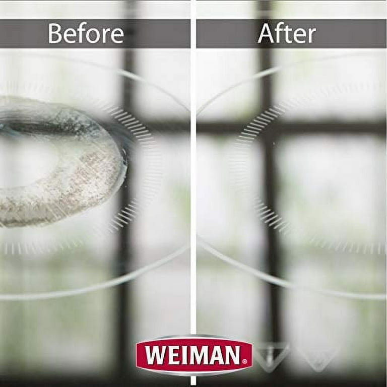  Weiman Ceramic and Glass Cooktop Cleaner - Heavy Duty Cleaner  and Polish (10 Ounce Bottle and 3 Scrubbing Pads) : Health & Household