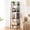 Brown, variant on 5-Tier Ladder Shelf, Corner Bookshelf for Living Room, Balcony, Home Office, Bookcase Storage & Display Shelf, Rustic Brown
