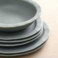 thumbnail image 5 of Stone Lain Oasis 4-Piece Dinner Plate Set Stoneware, Grey Blue, 5 of 6