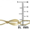 thumbnail image 2 of KoolJewelry 10k Yellow Gold Fancy Oval Station Bracelet (7.5 inch), 2 of 4