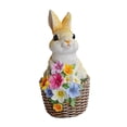 thumbnail image 2 of Escultura solar de conejo para jardín, figura decorativa de animal adorable para exteriores, ideal para balcón, césped, interior y exterior, patio, 2 of 8