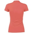 thumbnail image 3 of Ma Croix Women's Casual Slim Fit Polo Shirts, 3 of 4