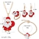 thumbnail image 2 of De pendientes navideños para mujer, collar de Navidad, anillo de Navidad, pulsera, pendientes colgantes, joyería de Navidad, 2 of 5