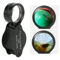thumbnail image 4 of Magnifying Glass 30X Full Optical Glass Lens Jewelry Antique Porcelain Identification Portable Folding Magnifying Glass, 4 of 8