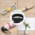 thumbnail image 5 of Reusable Cable Ties Management Straps, 50pcs Strong &Microfiber fastening cloth, Adjustable Fastener Cable Strap Hook and Loop Cord Ties, 6 Inch Black, 5 of 5