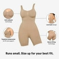 thumbnail image 4 of YITTY Nearly Naked Shaping Mid Thigh Bodysuit, Brown, 3X/4X, 4 of 7