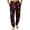 Coffee, variant on Wutalume Men's Drawstring Pocket Cuffed Casual Pants with Festive Christmas Print, Soft Home Sleep Pants for Holiday Season and Cozy Nights,Pink 3XL