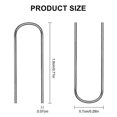 thumbnail image 2 of 150 Pieces High Temperature Nichrome Wire Jump Rings, U Hanger Hooks For Hobbyists Diy Pendant,orna, 2 of 5