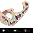 thumbnail image 3 of Daiia Polka Dot UV Sun Protection Arm Sleeves - Cooling Compression Arm Sleeve - Sports & UV Arm Sleeves for Men & Women, 3 of 8