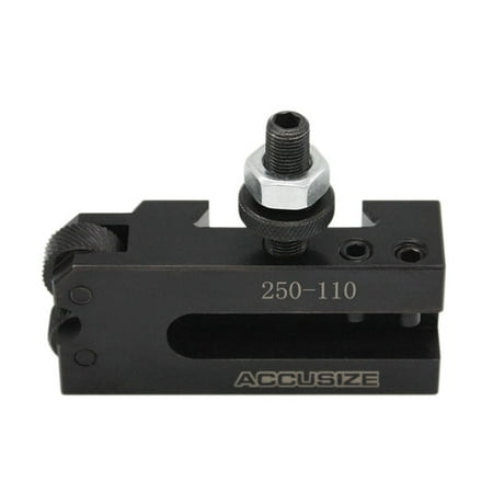 

Accusize Style Axa Knurling Turning and Facing Quick Change Tool Post Holder Style 10 1/2 0250-0110x3