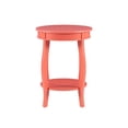 thumbnail image 3 of Bowery Hill Table d'Appoint Moderne / Contemporain en Bois, Orange Corail, 3 of 6
