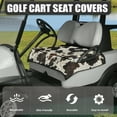 thumbnail image 3 of Renewold Golf Cart Seat Cover with Pockets Sweat Absorption Quick Dry Golf Cart Blanket Keeps Seat Cool and Comfort Universal Fit, 52 x 32 Inch, Brown Black Cow Print, 3 of 7