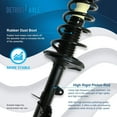 thumbnail image 4 of Detroit Axle - Rear Right Strut w/Coil Spring Assembly Replacement for Chevy Geo Prizm Toyota Corolla Fits select: 2001-2002 TOYOTA COROLLA CE/LE/S, 1998-2000 TOYOTA COROLLA VE/CE/LE, 4 of 7