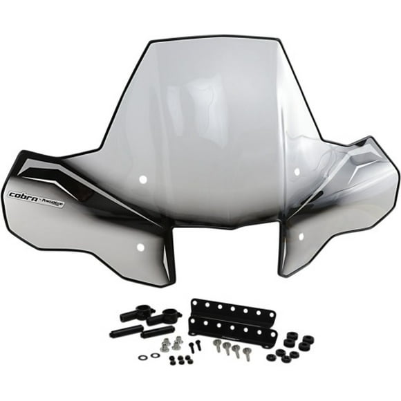 Powermadd Cobra Pro Tek Windshield, Headlight Cut Out with Standard Mount