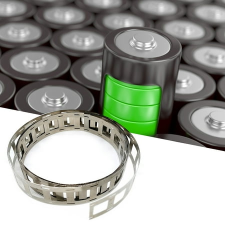 

5m Corrosion-Resistant Nickel Strip Low Loss Anti-rust Stable Multi-Purpose Nickel Soldering Tabs for Battery Packs