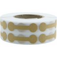 thumbnail image 4 of Rollo de 500 etiquetas autoadhesivas de plata de ley para joyería, collares, pulseras, colgantes, etiquetas extraíbles para joyería, pistola, ropa - blanco, 4 of 5