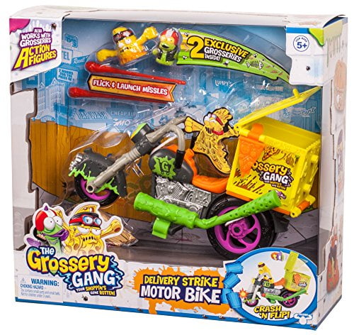 grossery gang delivery strike motorbike