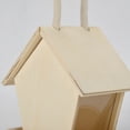 thumbnail image 3 of DPTALR Wild Bird Wooden Feeder Hanging Feeders Viewing Window For Garden Yard Decorati, 3 of 8