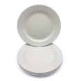 thumbnail image 1 of Paquete de 4 juegos de platos llanos de tamaño extra grande de 13 pulgadas, deliciosos platos de pasta, platos irrompibles, vajilla ligera para ensalada, vajilla de postre reutilizable (33 cm, beige), 1 of 1