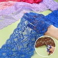 thumbnail image 6 of Uxcell 5-Yard 5.9 Inch Wide Elastic Lace Fabric, Ribbon Stretchy Trim Lake Blue, 6 of 6
