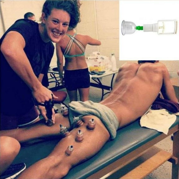 12pcs/Set Medical Vacuum Cupping with Suction Pump Suction Therapy Device Set herapy Kit Body Relaxation Healthy Massage set