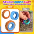 thumbnail image 3 of Fidget Toys Sensory Rings for Kids: 12 Pack Texture Finger Spinner Rings -Stress Relief Sensory Toys for Kids ADHD - Quiet Desk Fidgets for Classroom Anxiety Office for Teens, 3 of 8