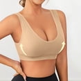 thumbnail image 2 of Womens Bras Sports Seamless Wireless Soft Support Bra Wirefree Yoga Bra for Women, 2 of 8