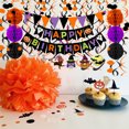 thumbnail image 3 of Halloween Happy Birthday Banner Decorations for Halloween Birthday Party Supplies, 3 of 6