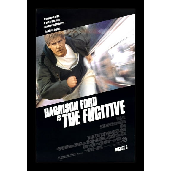 THE FUGITIVE - 11x17 Framed Movie Poster