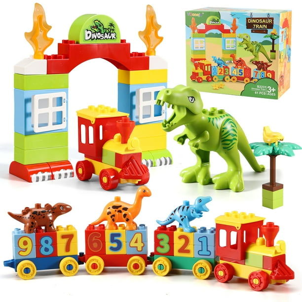 Dinosaur Building Blocks Toys,Jurassic Theme Building Blocks,with a
