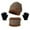 Khaki, variant on Kids Fleece Lined Scarf Hat Gloves Set, 3-Piece Warm Winter Accessories for Children, Thermal Ear Protection Set for Cold Weather, Soft Cozy Neck Warmer and Mittens for Boys and Girls Black