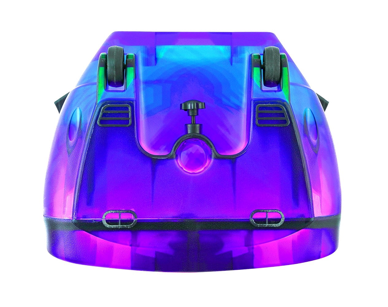 QFX Portable Bluetooth Rechargeable Speaker with Party Lights, TMS-1560, Multicolor